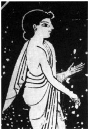Lekythos attica a figure rosse