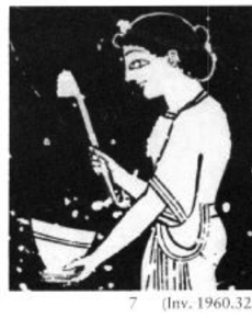 Lekythos attica a figure rosse